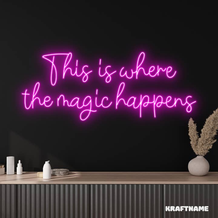 Enseigne au néon This Is Where The Magic Happens, décoration murale et autres tendances Résultats pour dalle led en vente B2B. Retours gratuits et paiement à 60 jours sur Faire sur Faire.