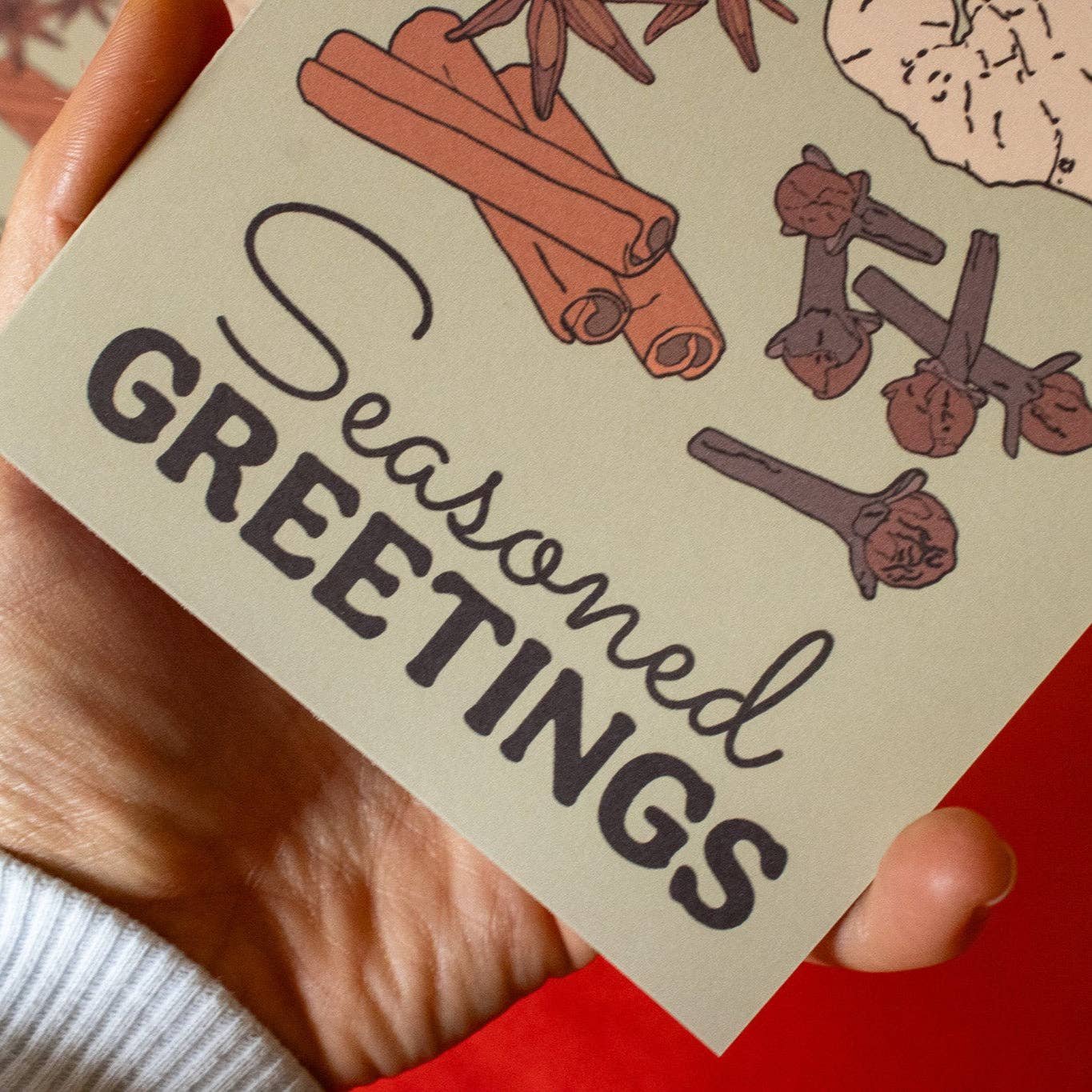 Doctor Scribble - Wholesale Season's Greetings Card - Seasoned Greetings Spices Holiday Greeting Card2
