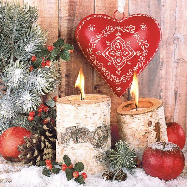 Weihnachtsservietten Kerze Dekorative Weihnachts-Papierserviette Decoupage #2152 für den Großhandel von Decor Napkins