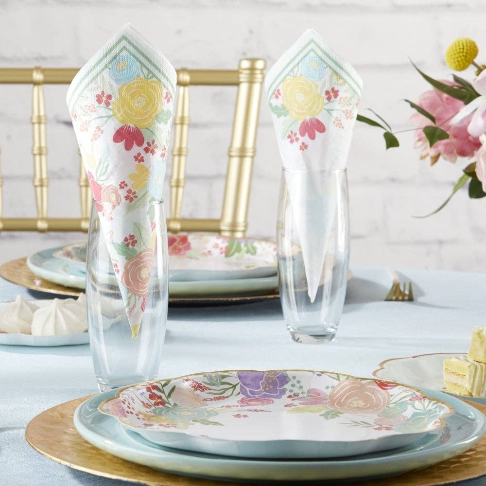 Kate Aspen - Vendita all'ingrosso Tovagliolo monouso - Garden Blooms - Tovaglioli di carta a 2 veli (set da 30)4