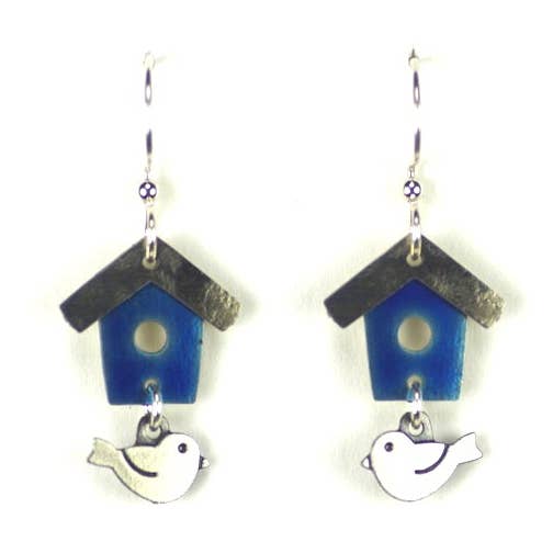 Birdhouse Earring - Crafted with 14 Karat Rolled Gold for wholesale by Beautiful Medusa