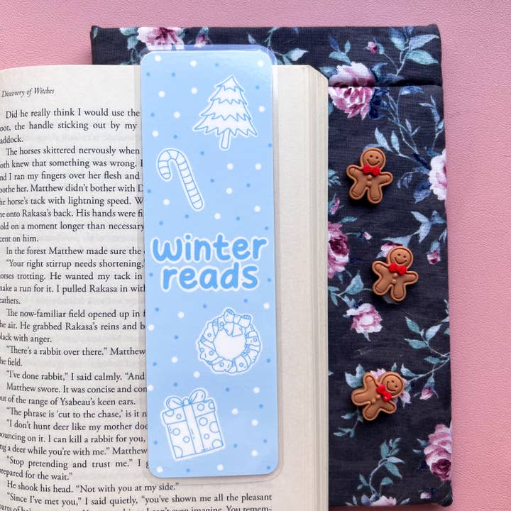 Winter Reads Bookmark for wholesale by Cozy Reads Shop