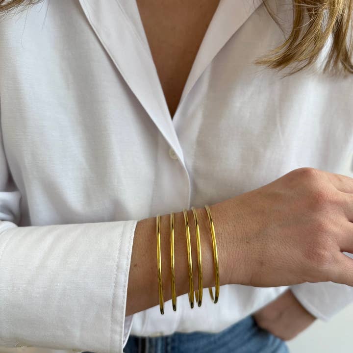 A.B. Paris - Wholesale Bangle Bracelet - Hermosa Bracelets (set of 5)2