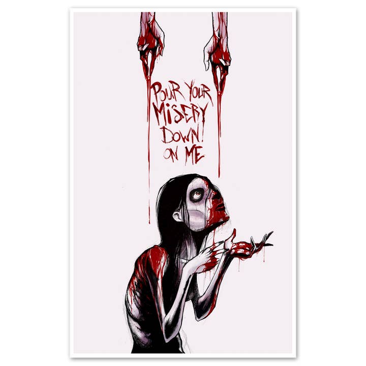 Imprimé Versez votre misère pour la vente par Any Means Necessary