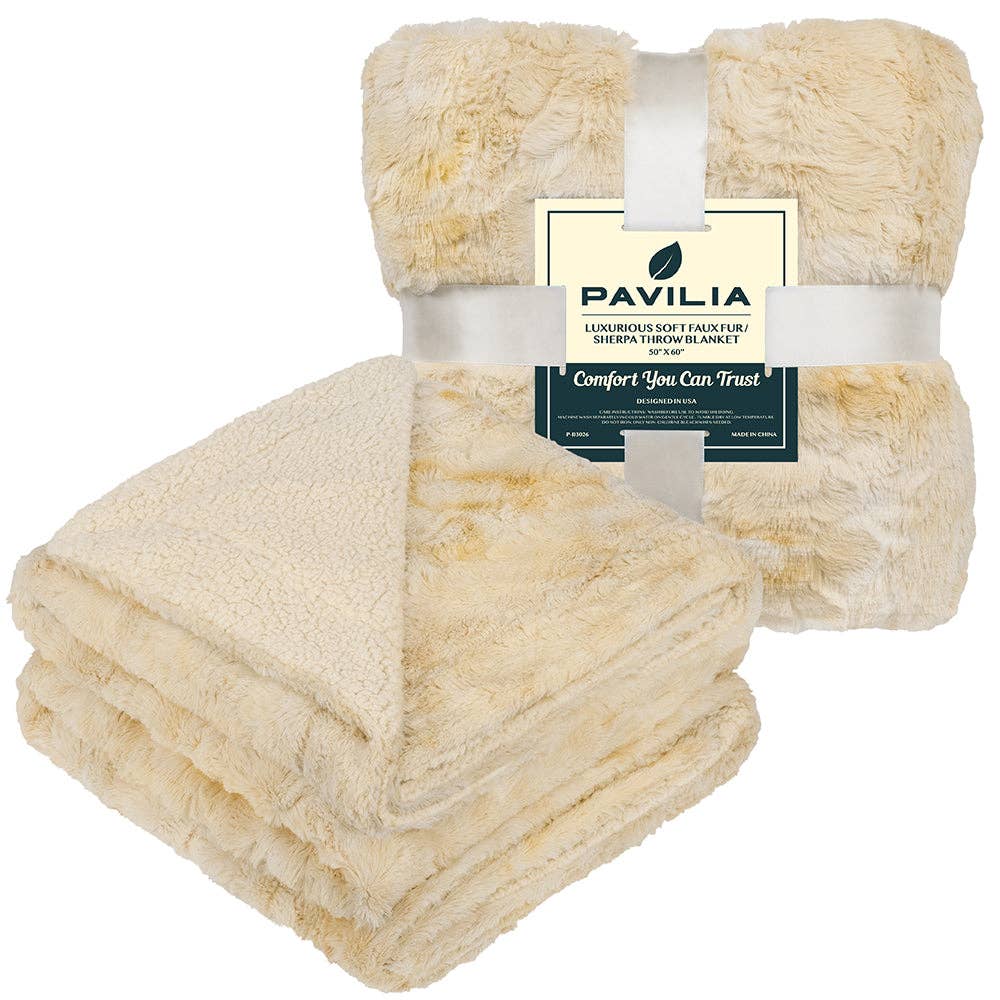 Pavilia – Manta para sofá por atacado – Manta de lã sherpa Minky20
