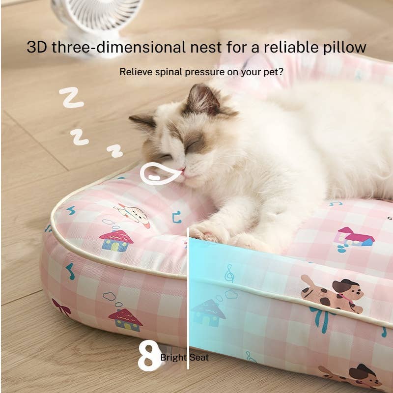 PAWPAWwholesale - Wholesale Pet Bed - Cat/Dog - Pet Cooling Pad with Waterproof & Leak-Proof Liner_CWMM70284