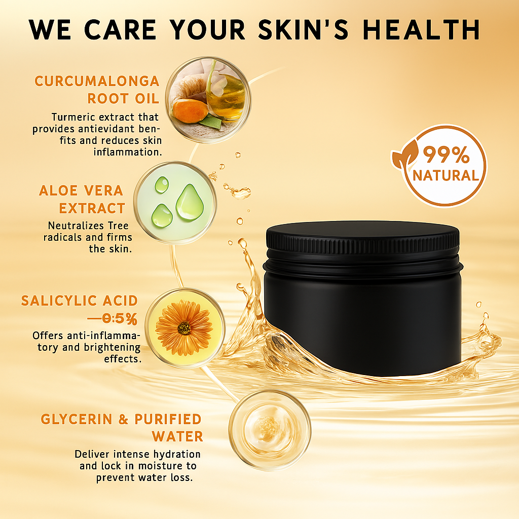 Beautique Goals - Wholesale Facial Exfoliant/Scrub -  Salicylic Acid, Aloe, & Turmeric Facial Radiant Pads1