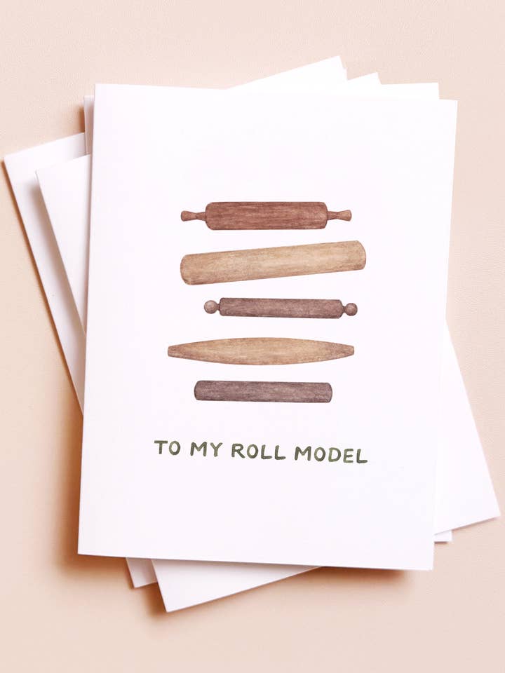 Roll Model — Cooking Pun Mother's / Father's Day Card for wholesale by Amy Zhang
