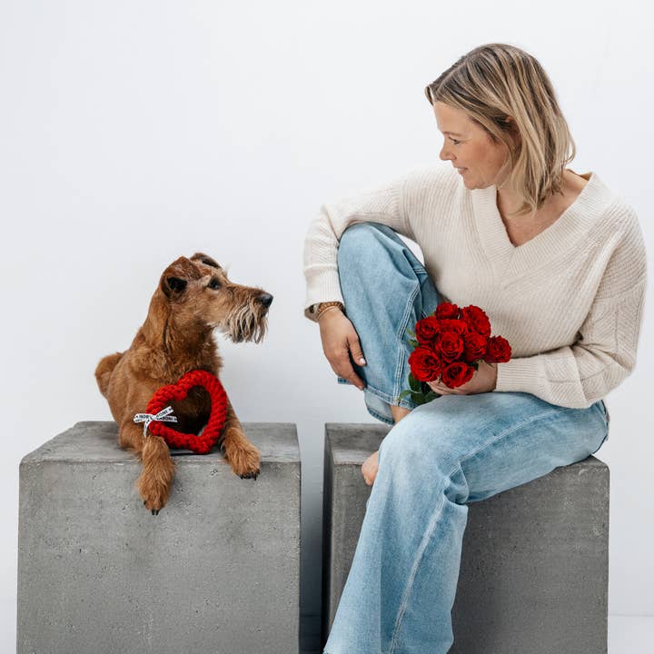 LABONI - Volentis GmbH - Vente Jouet en corde – chien - HERTHA HEART – Amour à mâcher20