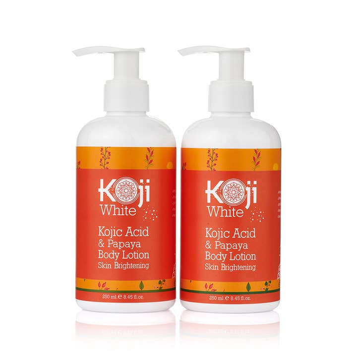 Koji White - Wholesale Body Cream/Lotion - Kojic Acid & Papaya Skin Brightening Body Lotion (2 Bottles)2