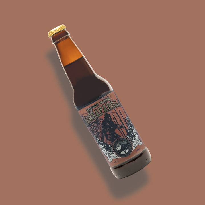 Rocky Mountain Soda - Wholesale Soda/Carbonated Drink - South Park Sarsaparilla Soda Pop (BOTTLES ONLY)