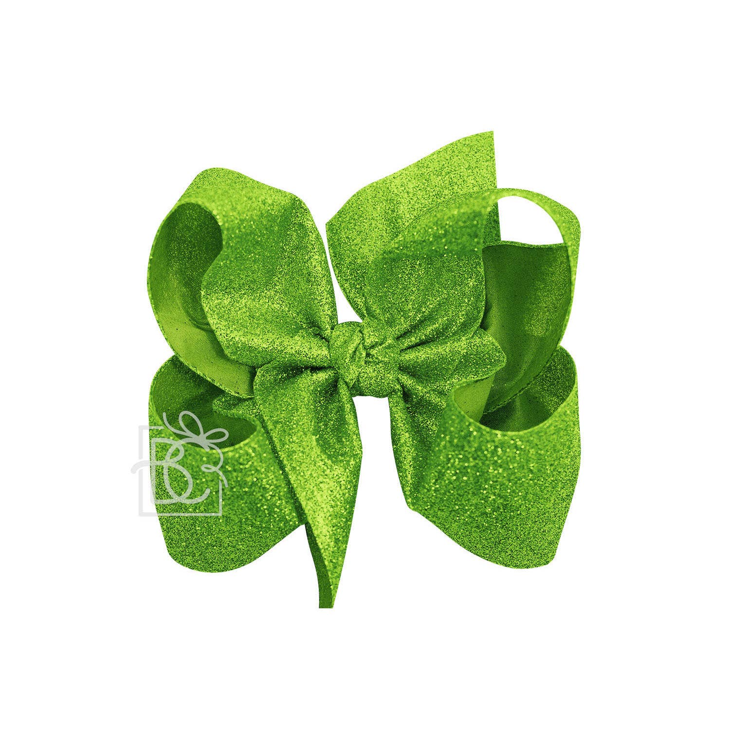 Beyond Creations, LLC - Wholesale Hair Bow - Kids - GLITTER METALLIC BOW ON CLIP54