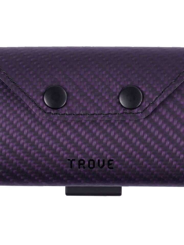 TROVE Coin Caddy: fibra de carbono roxa por atacado de TROVE