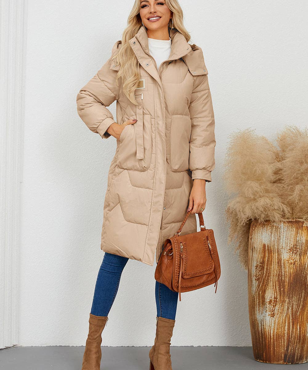 Aria Romance - Wholesale Coat - Women's - Quilted Longline Puffer Coat10