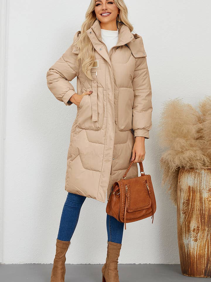 Aria Romance - Wholesale Coat - Women's - Quilted Longline Puffer Coat10