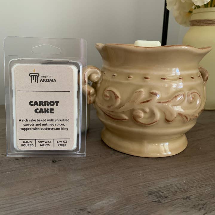 Cera di soia per torta di carote sciolta per la vendita all'ingrosso da parte di When In Aroma Candle Company