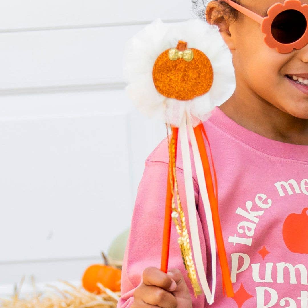 Sweet Wink - Wholesale Toy Wand - Kids - Pumpkin Wand - Kids Dress Up - Fall Wand1