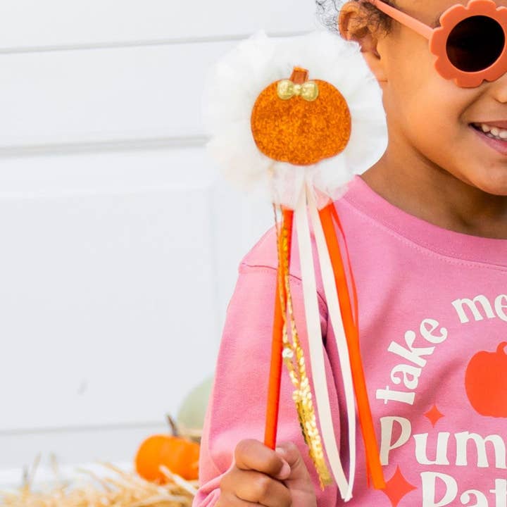 Sweet Wink - Wholesale Toy Wand - Kids - Pumpkin Wand - Kids Dress Up - Fall Wand1