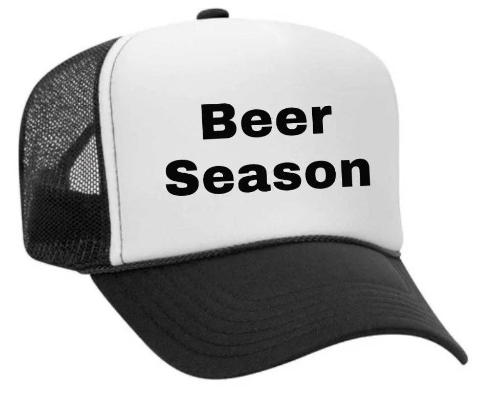 Inappropriate Trucker Hats - Wholesale Trucker Hat - Unisex - Beer Season Trucker Hat0