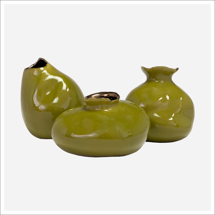 Kavana Decor by The Import Collection - Wholesale Vase - Ava Bud Vases -Set 3