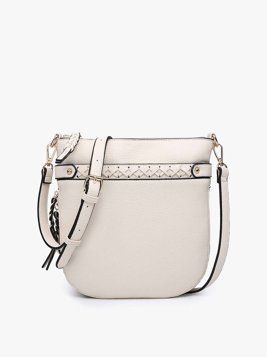 Jen & Co. - Wholesale Crossbody Bag - Women's - M2466 Esther Whipstitch Trim Round Crossbody4
