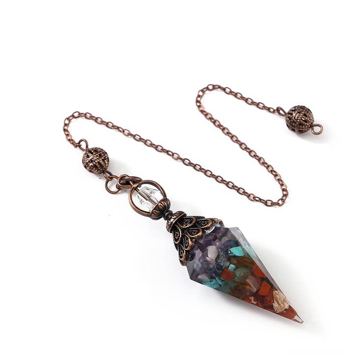 Gemcohub - Wholesale Spiritual Stone/Crystal - Hexagonal Pyramid Crystal Stone Pendulum1