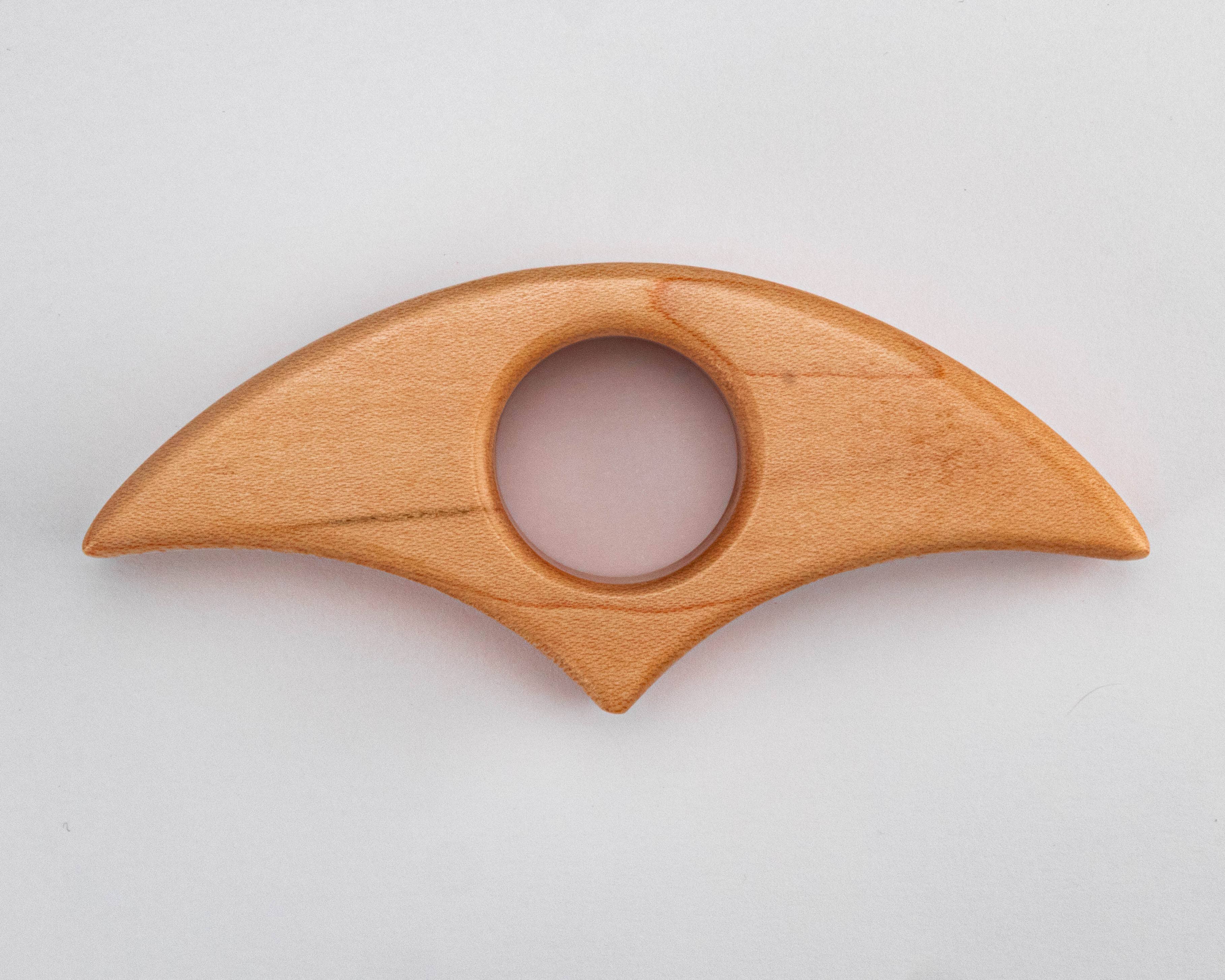 Woodland Woodworx - Wholesale Book Holder - Thumb Page Holder, "Moon Phase" Design, Maple Wood6