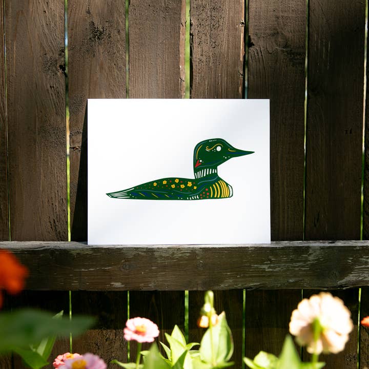 Hinterland Goods - Wholesale Art Print - Common Single Loon Print Wall Art Nordic1