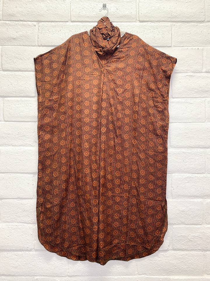 Blonde Vagabond - Wholesale Kaftan - Women's - 100% Silk MuMu - One size - Warmth