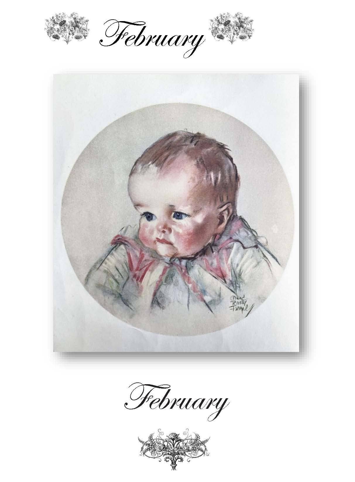 VINTAGE LADIES COLLECTION - Wholesale Memory Book - Kids & Baby - Vintage Illustrators Collection: BABY'S BOOK.7