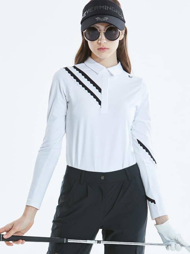 Emily Sleeve Wrap T-Shirt for wholesale by Nevermindall Golf