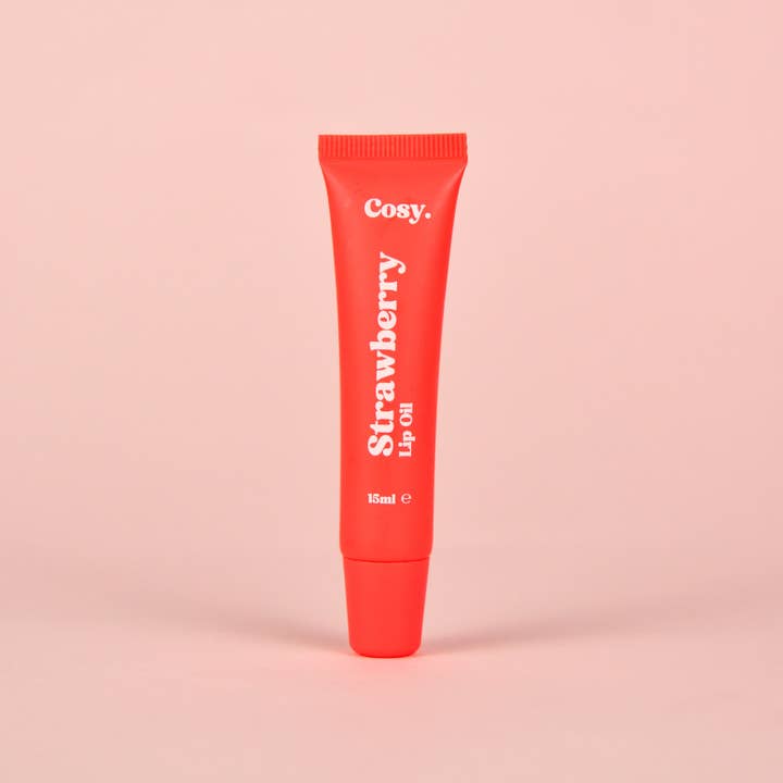 Aceite labial de fresa para venta al por mayor de Cosy Cosmetics