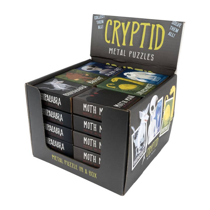 Project Genius - Wholesale Puzzle - Adult - 30 pc Cryptid Puzzlebox Display (Individual SRP $2.99)8