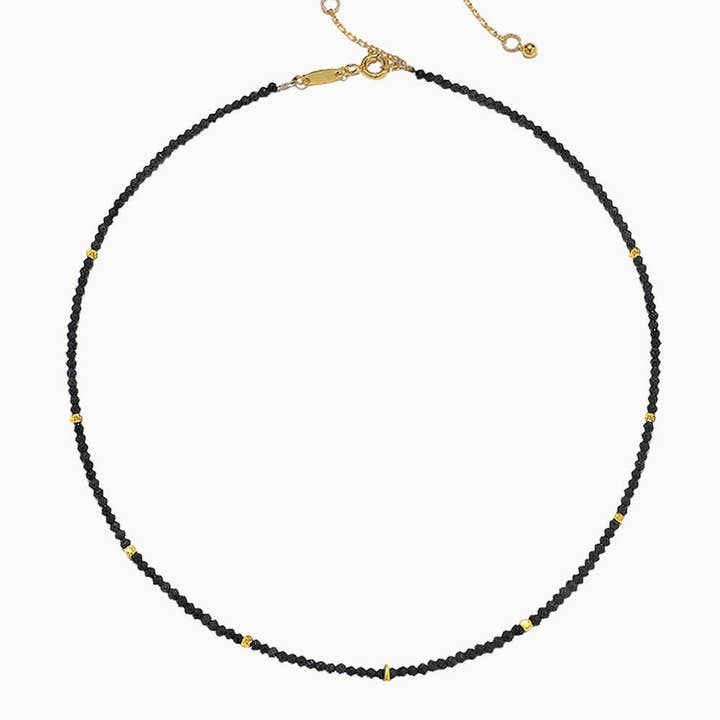 Sivalya – Engroshandel Perlehalskæde – Sivalya sort turmalin perler halskæde0