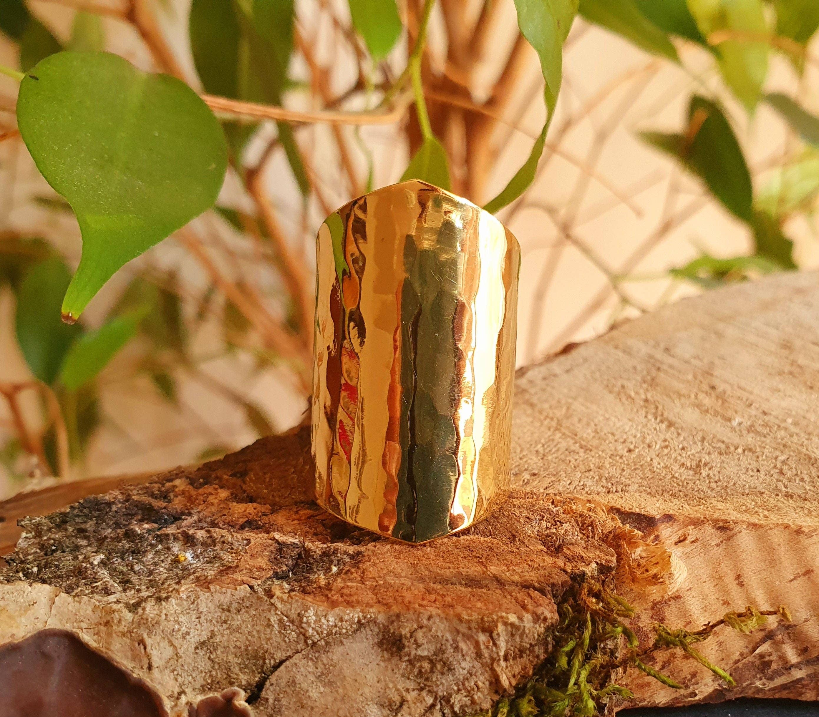 Kaali Boutique – wholesale Band/stacked ring – Hammered Boho Brass Ring / Bohemian / Ethnic / Psy / Rustic / Tribal / Gypsy / Festival / Healing / Festival3