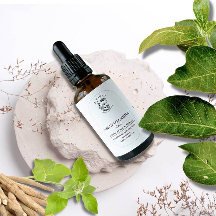 Maharaja Organic Body Care - Wholesale Bath/Body Oil - Organic Cold-Pressed Ashwagandha Oil