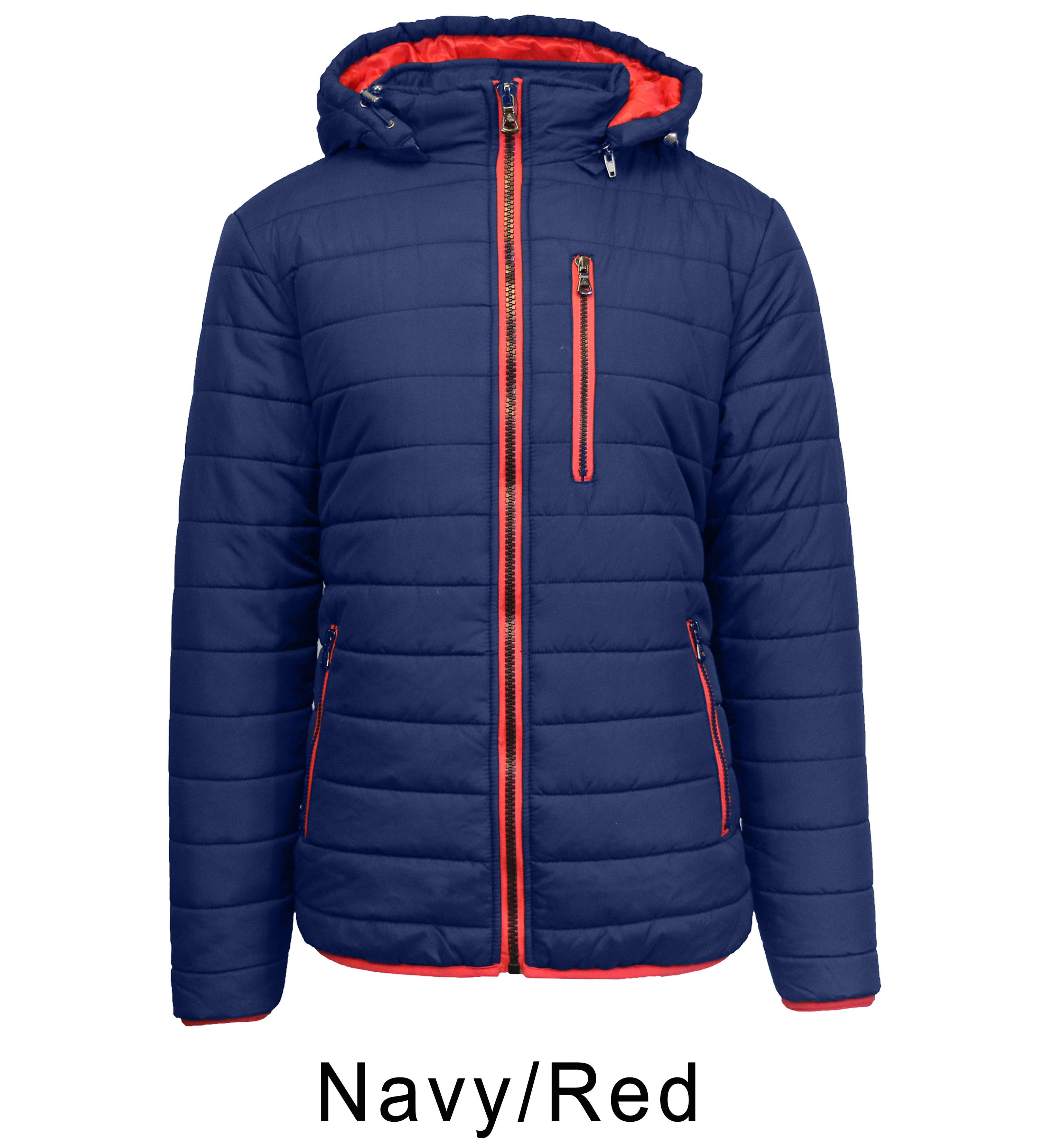 Galaxy By Harvic - Wholesale Pufferjack - Heren - Spire By Galaxy zwaargewicht pufferjack voor heren met detacha6