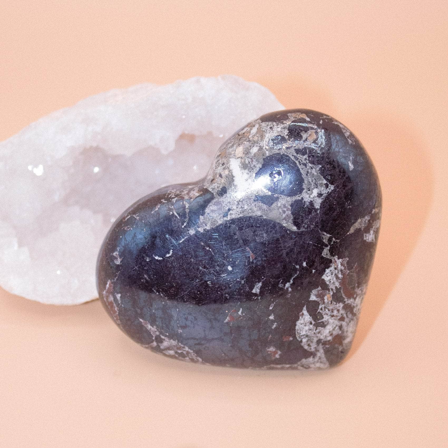 Tiny Rituals - Wholesale Spiritual Stone/Crystal - Rare Covellite Hearts - AAA Premium Quality7