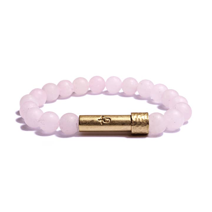 Wishbeads - Wholesale Beaded Bracelet - Matte Rose Quartz Intention Bracelet1