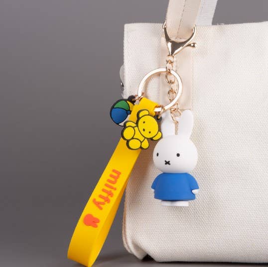 K-Wonderland - Wholesale Keychain - Women's - Miffy Charaters Figure Key Holder-Bag Charm, Gift Key Ring6