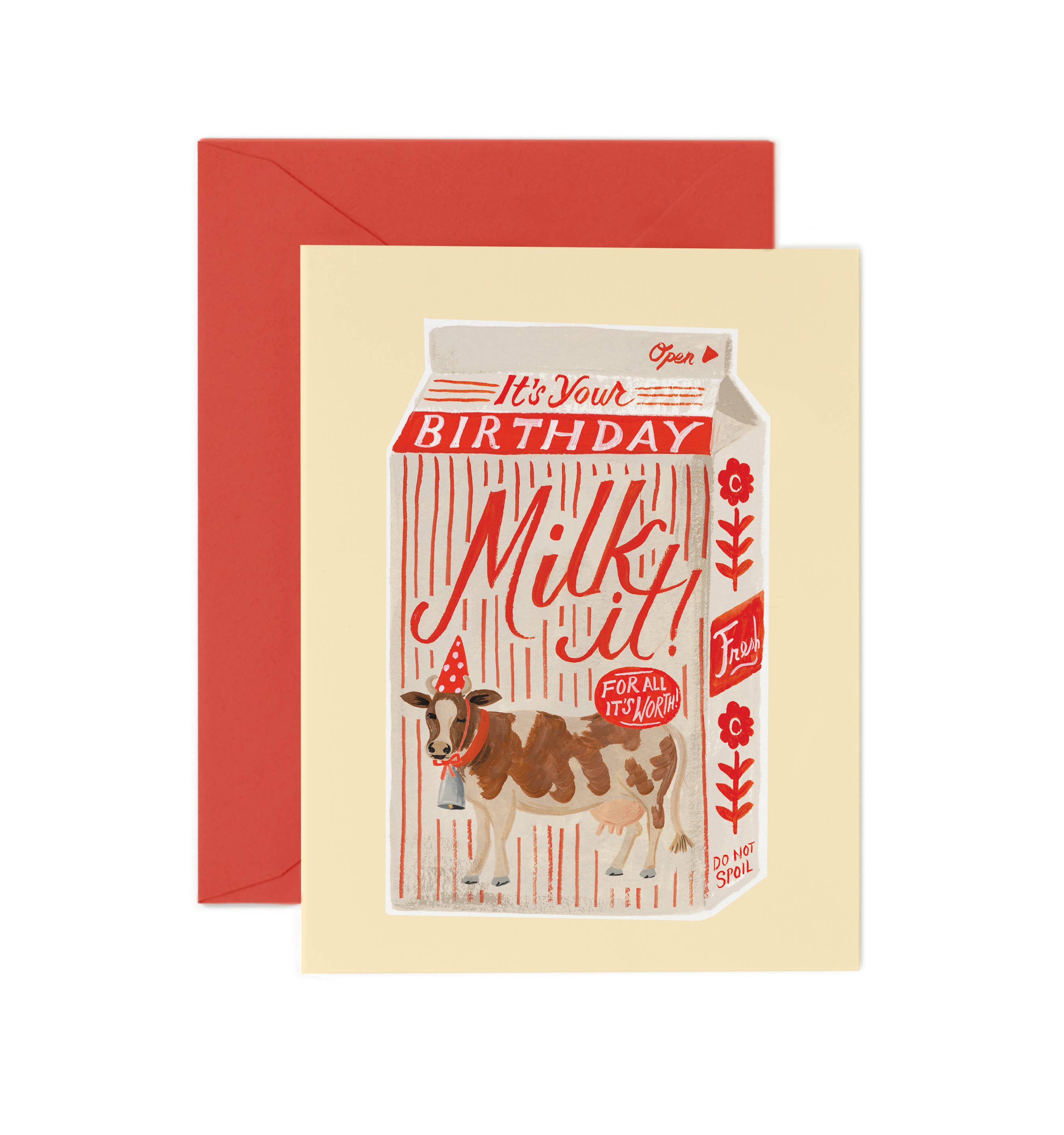 Rifle Paper Co. - Wholesale Birthday Card - Boxed Set of Milk It Birthday Cards0