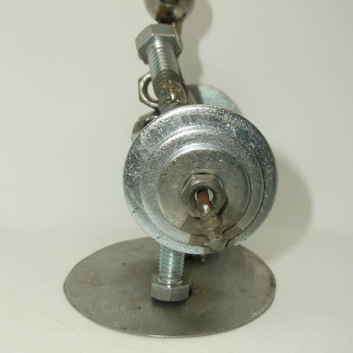 Creations Welded - Wholesale Decorative Figurine - Dead Lift Metal Bolt Figurine Weight Lifter