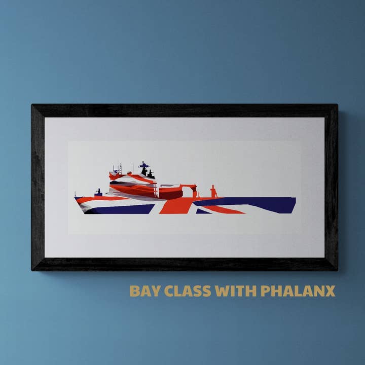 Estampado de la bandera de Bay Class Union para venta al por mayor de Gillian Jones Designs