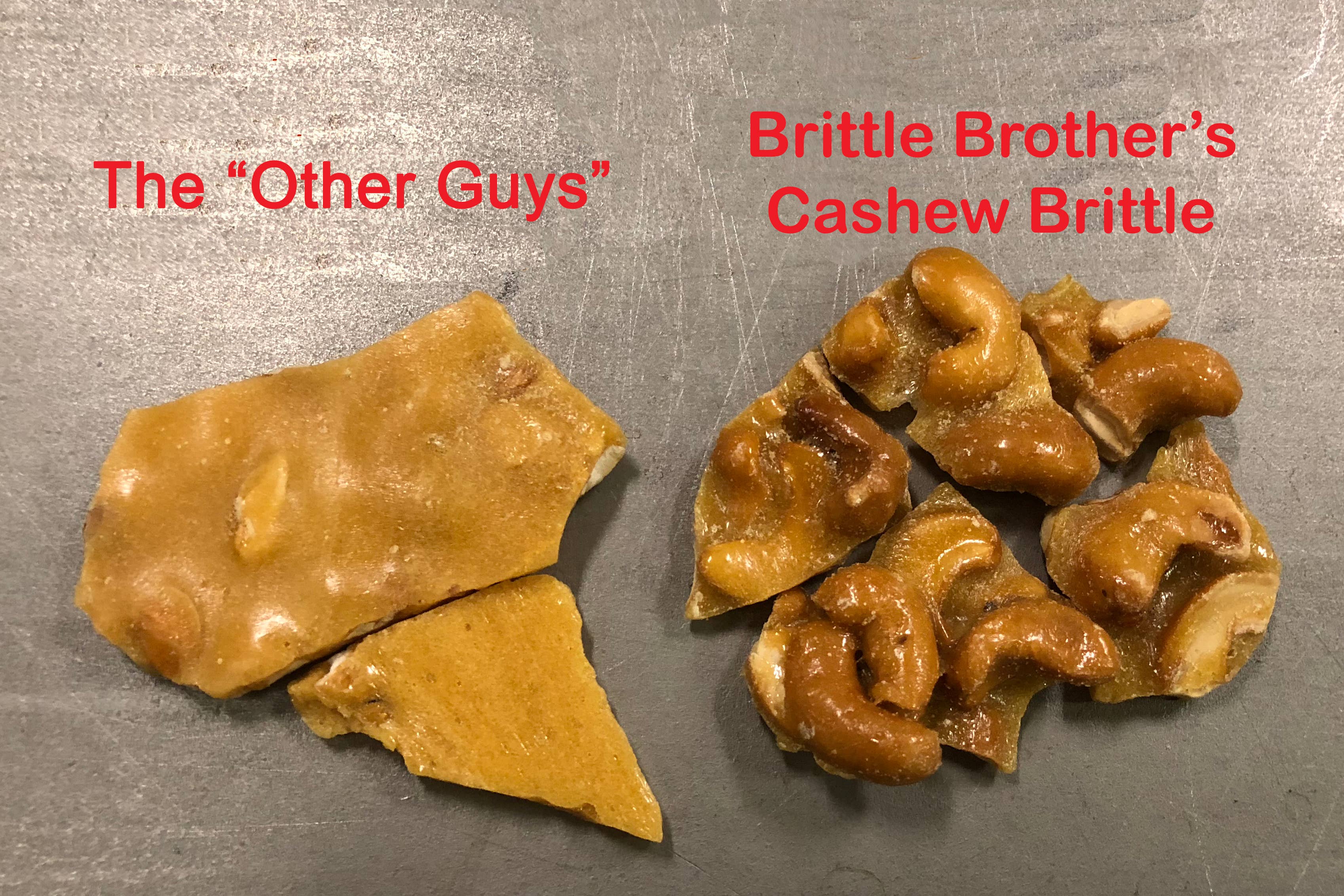 Brittle Brothers - Wholesale Brittle - Brittle Brothers Cashew Brittle - 5 oz. Bag3