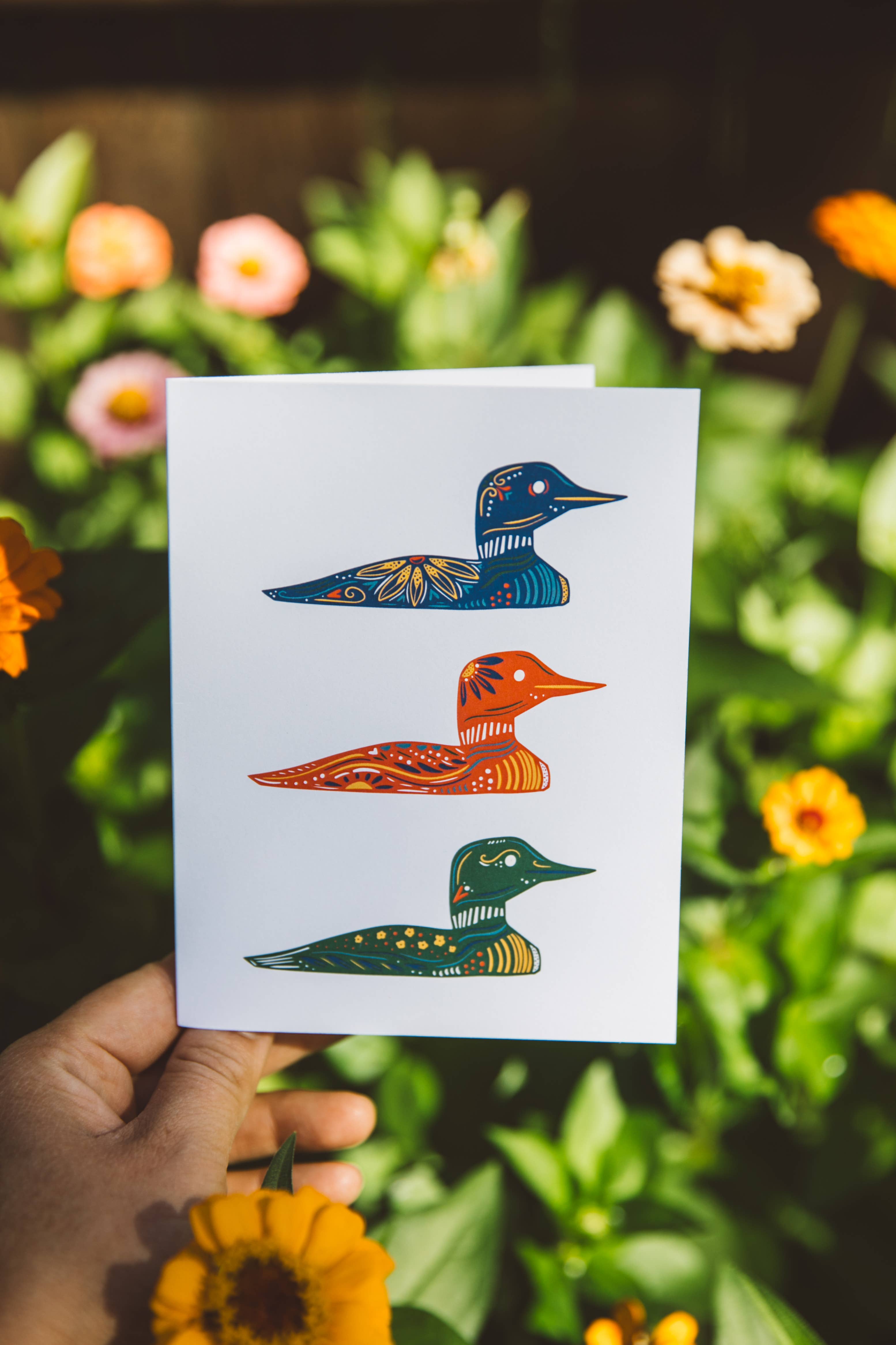 Hinterland Goods - Wholesale Everyday Greeting Card - Common Loon Blank Greeting Card3