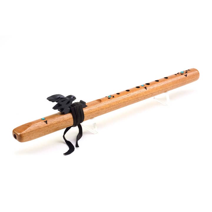 High Spirits Flutes – wholesale Musikinstrument – Sparvhök 'A' Spansk Ceder med Turkos