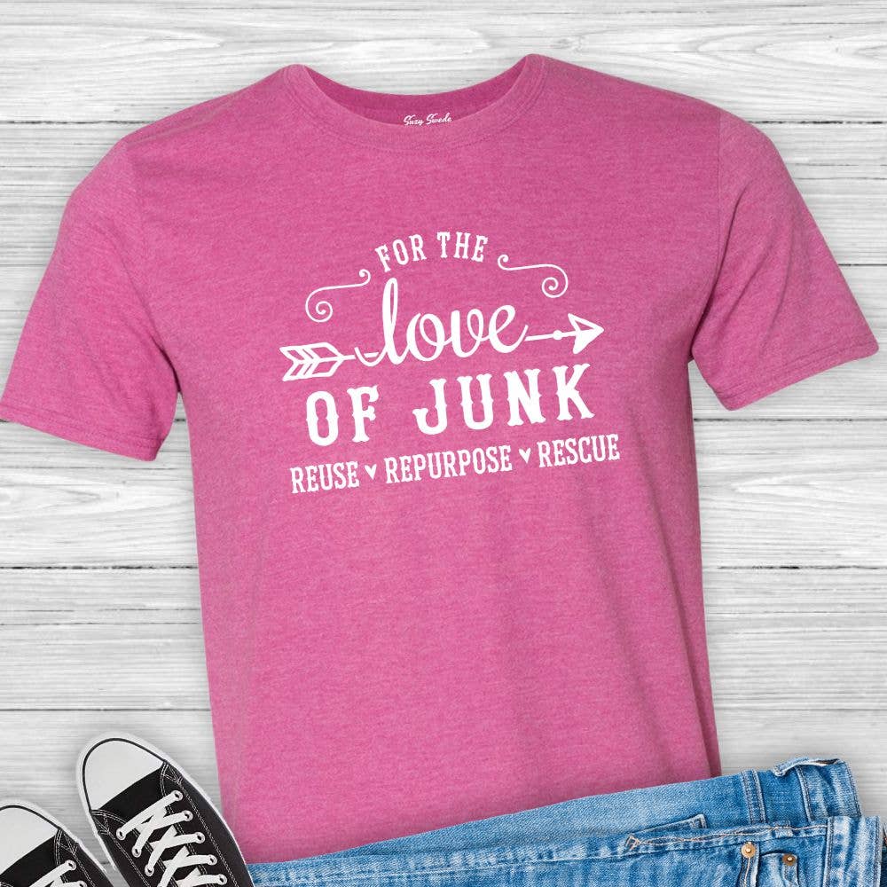 Suzy Swede – Engroshandel T-shirt med print - Dame – For kærligheden til junk | Upcycled Antikviteter genvundet1