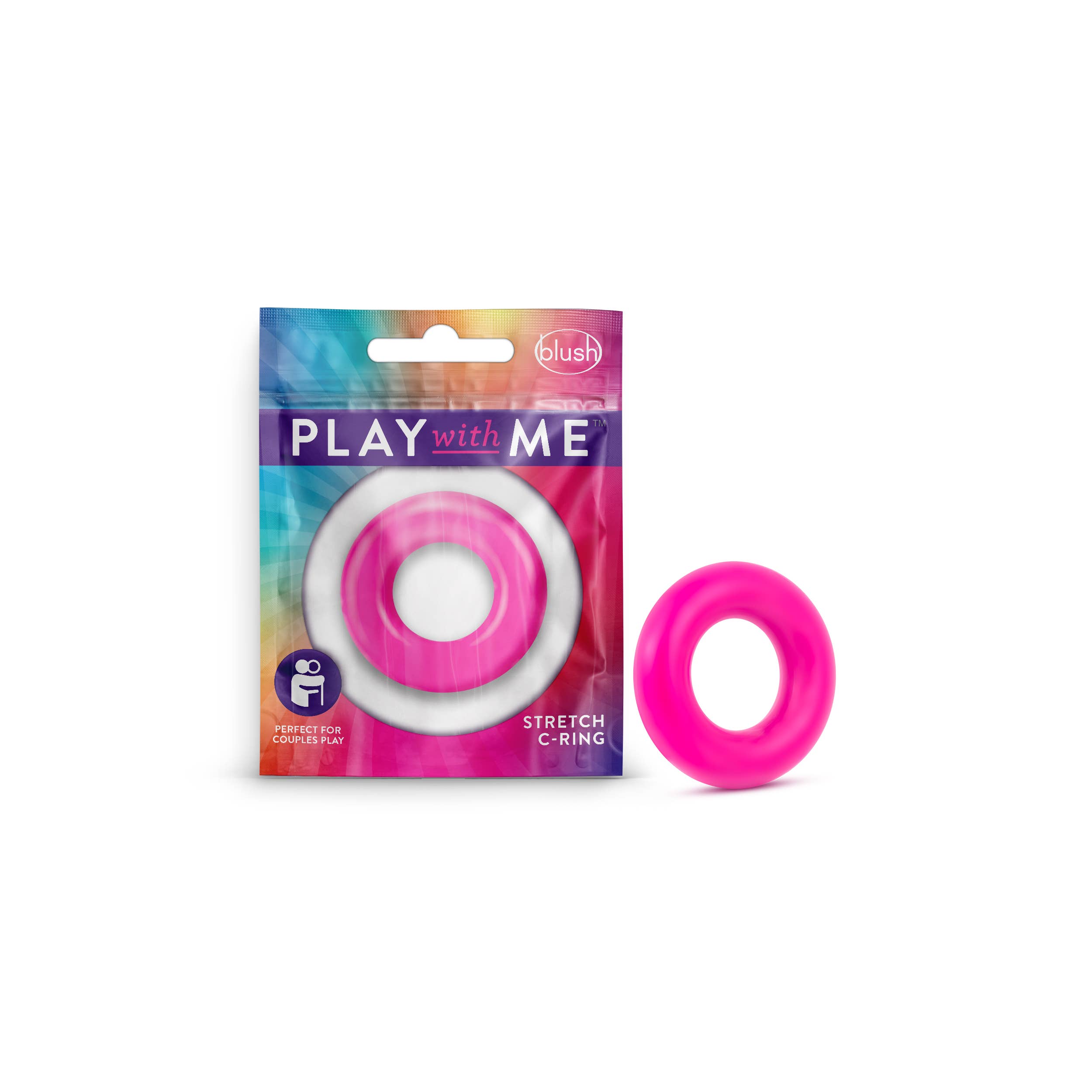 Blush - Wholesale Sex Toy - Play With Me - Stretch C-Ring - 50 Pieces6