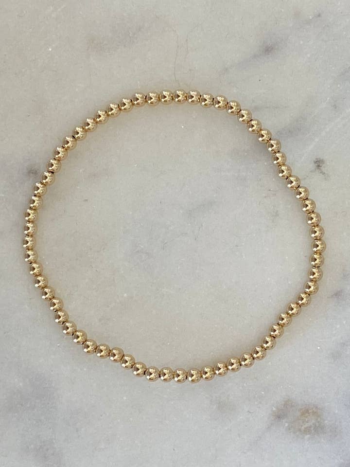 4 mm Armband mit Goldfüllung für den Großhandel von Kori Green Designs