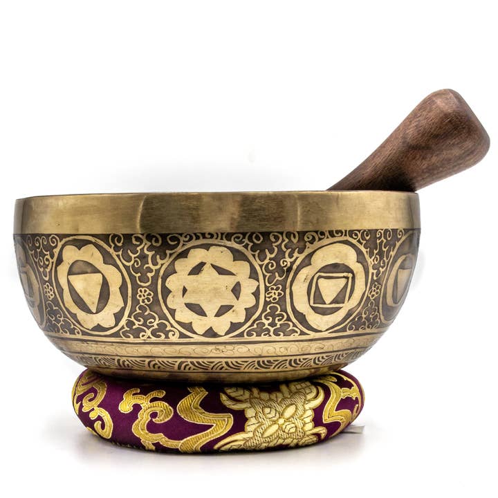 Fwosi – wholesale Meditationsprodukter – Tibetansk meditation sjungande skål | Yogi carving sångskål
